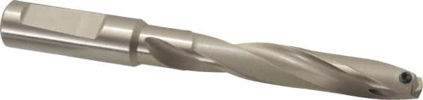 Guhring - 17/32 to 0.551" Diam, 72.6mm Max Depth, 15.88mm Shank Diam, 141mm OAL, Replaceable Tip Drill - HT 800 WP Insert, Series 4108 - Caliber Tooling