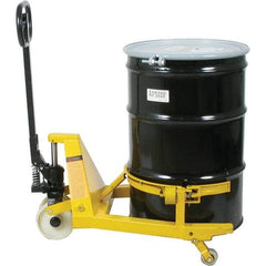 Wesco Industrial Products - 660 Lb Load Capacity, 55 Gal Drum Lifter - 28-1/2" Wide x 47-1/2" High, 3 Steel Wheels - Caliber Tooling