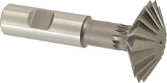 Keo - 1-7/8° 1-7/8" Cut Diam, 5/8" Cut Width, 3/4" Shank, High Speed Steel Double-Angle Cutter - Caliber Tooling