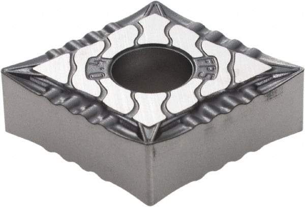 Walter - CNMG431 FP5 Grade WPP10S Carbide Turning Insert - TiCN/Al2O3/TiN Finish, 80° Diamond, 1/2" Inscr Circle, 3/16" Thick, 1/64" Corner Radius - Caliber Tooling