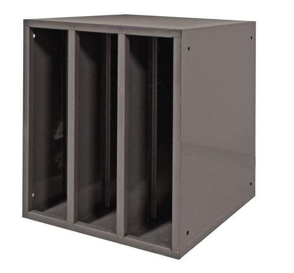 Durham - Gray Hydraulic Hose Cabinet - 25" Wide x 25" High x 23" Deep, Steel - Caliber Tooling