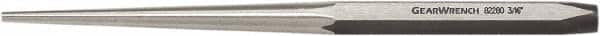 GearWrench - 1/8" Long Taper Punch - 8" OAL, Alloy Steel - Caliber Tooling