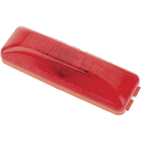 Truck-Lite - 3-7/8" Long, 0.33 Amp, Incandescent Side Marker Light Kit - 12 Volts, Red - Caliber Tooling