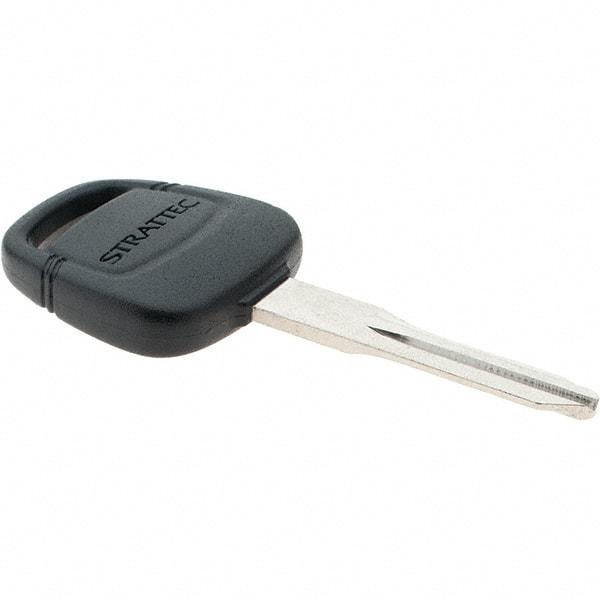 Value Collection - Strattec Transponder Key Blank - Nickel/Plastic - Caliber Tooling