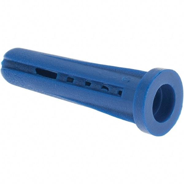 Value Collection - #8 to #10 Screw, 3/16" Diam, 7/8" Long, Plug Drywall & Hollow Wall Anchor - Plastic, Use with Concrete/Masonry, Drywall & Wallboard - Caliber Tooling