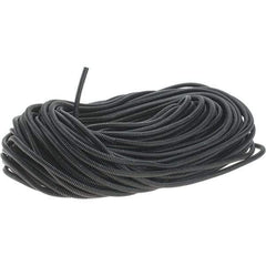 Value Collection - 0.27" ID, Black/Gray Nylon Corrugated Cable Sleeve - 250' Coil Length, -40 to 300°F - Caliber Tooling