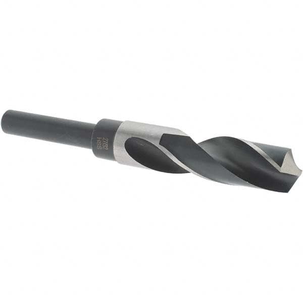 Import - 27/32" Drill, 118° Point, High Speed Steel Silver Deming & Reduced Shank Drill Bit - Caliber Tooling