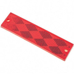 Truck-Lite - 1-1/4" Long x 4-5/16" Wide, Red Lens & Reflector - Acrylic - Caliber Tooling