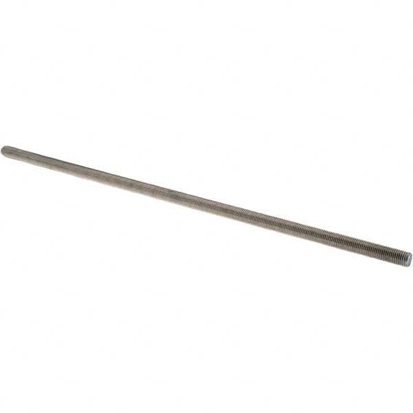 Value Collection - 1-8 x 3' Stainless Steel General Purpose Threaded Rod - Caliber Tooling