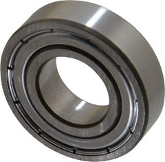 SKF - 15mm Bore Diam, 32mm OD, Double Shield Deep Groove Radial Ball Bearing - 9mm Wide, 1 Row, Round Bore, 2,850 Nm Static Capacity, 5,850 Nm Dynamic Capacity - Caliber Tooling