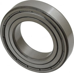 SKF - 35mm Bore Diam, 62mm OD, Double Shield Deep Groove Radial Ball Bearing - 14mm Wide, 1 Row, Round Bore, 10,200 Nm Static Capacity, 16,800 Nm Dynamic Capacity - Caliber Tooling