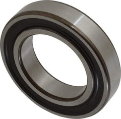 SKF - 45mm Bore Diam, 75mm OD, Double Seal Deep Groove Radial Ball Bearing - 16mm Wide, 1 Row, Round Bore, 14,600 Nm Static Capacity, 22,100 Nm Dynamic Capacity - Caliber Tooling