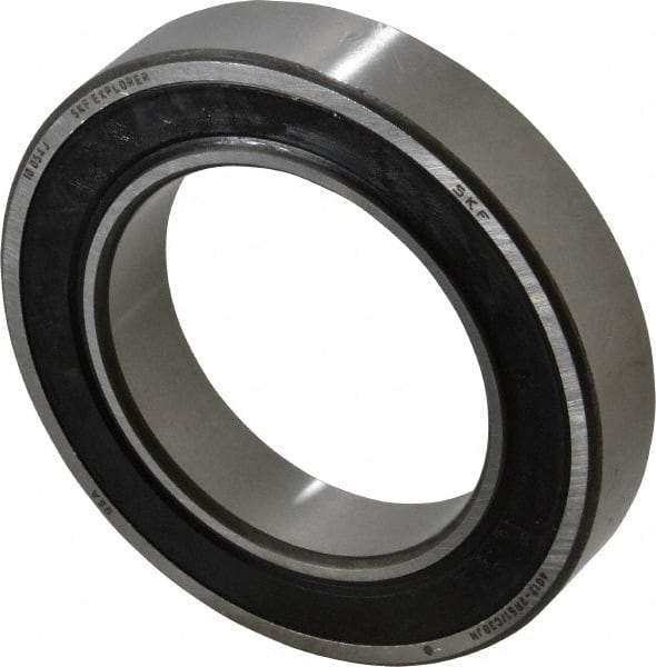 SKF - 60mm Bore Diam, 95mm OD, Double Seal Deep Groove Radial Ball Bearing - 18mm Wide, 1 Row, Round Bore, 23,200 Nm Static Capacity, 30,700 Nm Dynamic Capacity - Caliber Tooling