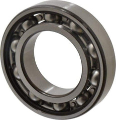 SKF - 50mm Bore Diam, 90mm OD, Open Deep Groove Radial Ball Bearing - 20mm Wide, 1 Row, Round Bore, 23,200 Nm Static Capacity, 37,100 Nm Dynamic Capacity - Caliber Tooling