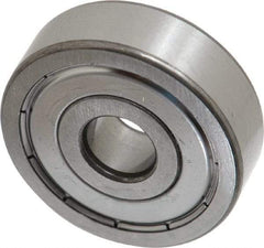 SKF - 10mm Bore Diam, 35mm OD, Double Shield Deep Groove Radial Ball Bearing - 11mm Wide, 1 Row, Round Bore, 3,400 Nm Static Capacity, 8,520 Nm Dynamic Capacity - Caliber Tooling