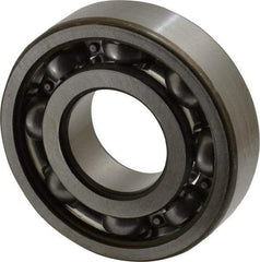 SKF - 30mm Bore Diam, 72mm OD, Open Deep Groove Radial Ball Bearing - 19mm Wide, 1 Row, Round Bore, 16,000 Nm Static Capacity, 29,600 Nm Dynamic Capacity - Caliber Tooling