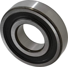 SKF - 40mm Bore Diam, 90mm OD, Double Seal Deep Groove Radial Ball Bearing - 23mm Wide, 1 Row, Round Bore, 24,000 Nm Static Capacity, 42,300 Nm Dynamic Capacity - Caliber Tooling