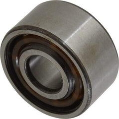 SKF - 12mm Bore Diam, 32mm OD, Open Angular Contact Radial Ball Bearing - 15.9mm Wide, 2 Rows, Round Bore, 5,600 Lb Static Capacity, 10,100 Lb Dynamic Capacity - Caliber Tooling