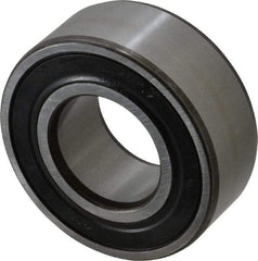 SKF - 30mm Bore Diam, 62mm OD, Double Seal Angular Contact Radial Ball Bearing - 23.8mm Wide, 2 Rows, Round Bore, 20,800 Lb Static Capacity, 28,600 Lb Dynamic Capacity - Caliber Tooling