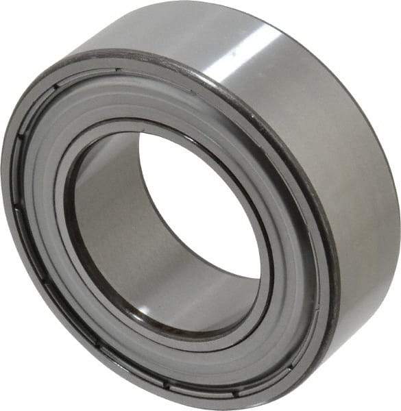 SKF - 50mm Bore Diam, 90mm OD, Double Shield Angular Contact Radial Ball Bearing - 30.2mm Wide, 2 Rows, Round Bore, 39,000 Lb Static Capacity, 48,800 Lb Dynamic Capacity - Caliber Tooling