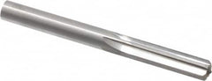 Hertel - 0.341" Solid Carbide 6 Flute Chucking Reamer - Straight Flute, 0.341" Straight Shank, 1-1/4" Flute Length, 3-1/2" OAL - Caliber Tooling