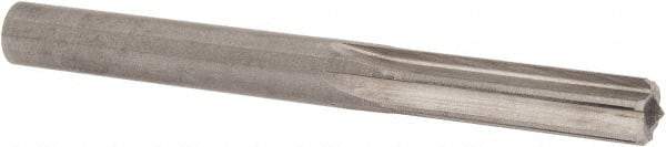 Hertel - 11/32" Solid Carbide 6 Flute Chucking Reamer - Straight Flute, 11/32" Straight Shank, 1-1/4" Flute Length, 3-1/2" OAL - Caliber Tooling