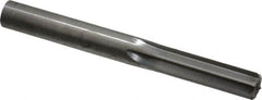 Hertel - 0.435" Solid Carbide 6 Flute Chucking Reamer - Straight Flute, 0.435" Straight Shank, 1-3/8" Flute Length, 4" OAL - Caliber Tooling