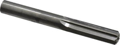 Hertel - 0.441" Solid Carbide 6 Flute Chucking Reamer - Straight Flute, 0.441" Straight Shank, 1-3/8" Flute Length, 4" OAL - Caliber Tooling