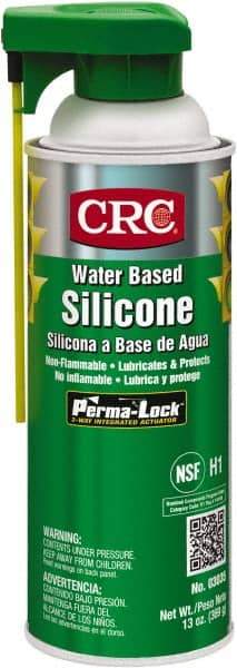 CRC - 16 oz Aerosol Silicone Lubricant - White, 0°F to 400°F, Food Grade - Caliber Tooling