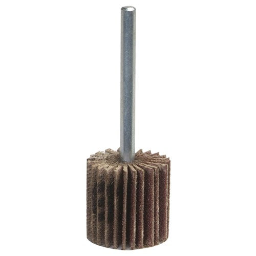 1″ × 5/8″ × 1/4″ Super Finish Flap Wheel 120 Grit Aluminum Oxide - Caliber Tooling