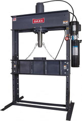 Dake - 50 Ton Hydraulic Shop Press - 16 Inch Stroke, 2 HP, Single Phase - Caliber Tooling