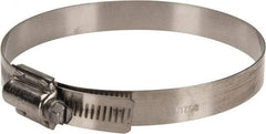 IDEAL TRIDON - SAE Size 512, 4-1/4 to 5-1/8" Diam, Stainless Steel High Torque Worm Drive Clamp - 5/8" Wide, Material Grade 304, Series 60 - Caliber Tooling