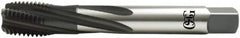 OSG - M16x2.00 Metric Coarse 4 Flute 6H Modified Bottoming Spiral Flute Tap - Vanadium High Speed Steel, Oxide Finish, Right Hand Flute, Right Hand Thread, D7, Series 13116 - Exact Industrial Supply