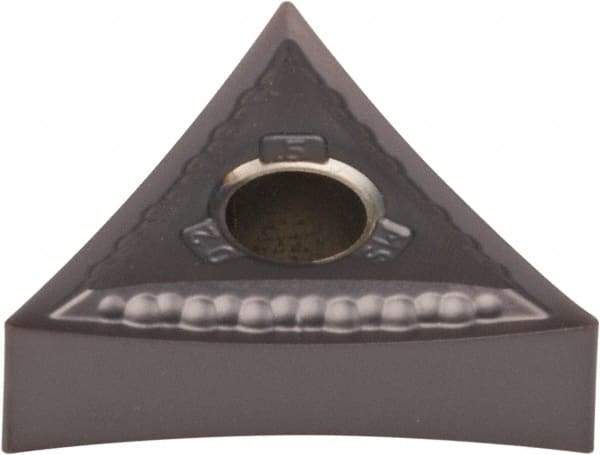 Kennametal - TNMG433 MS Grade KCU25 Carbide Turning Insert - AlTiN Finish, 60° Triangle, 1/2" Inscr Circle, 3/16" Thick, 3/64" Corner Radius - Caliber Tooling