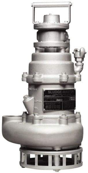 SandPIPER - 1/2" NPT, Submersible, Air Operated Diaphragm Pump - Aluminum Housing - Caliber Tooling