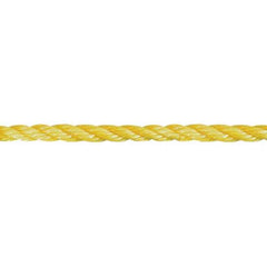 Value Collection - 200' Max Length Polypropylene Twisted Rope - 5/8" Diam, 697 Lb Capacity - Caliber Tooling