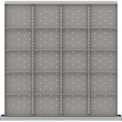 LISTA - 20-Compartment Drawer Divider Layout for 3.15" High Drawers - Caliber Tooling