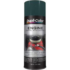 Dupli-Color - 12 oz Racing Green Automotive Heat Resistant Paint - Gloss Finish, 500°F Max Temp, Comes in Aerosol Can - Caliber Tooling