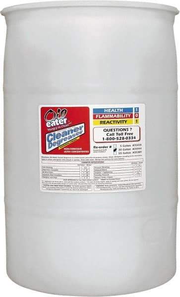 Oil Eater - 2-Butoxyethanol Multipurpose Cleaner/Degreaser - 30 Gal Drum - Caliber Tooling