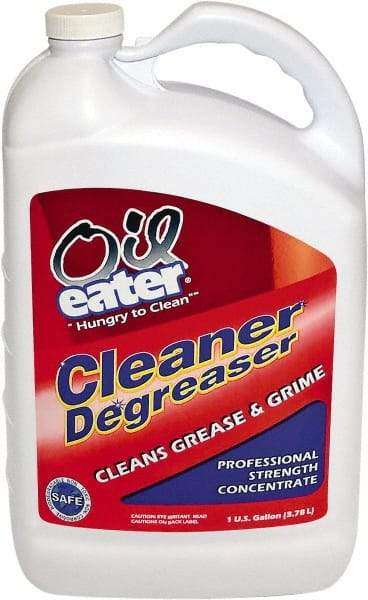 Oil Eater - 2-Butoxyethanol Multipurpose Cleaner/Degreaser - 1 Gal. Bottle, 30°F Freezing Point - Caliber Tooling