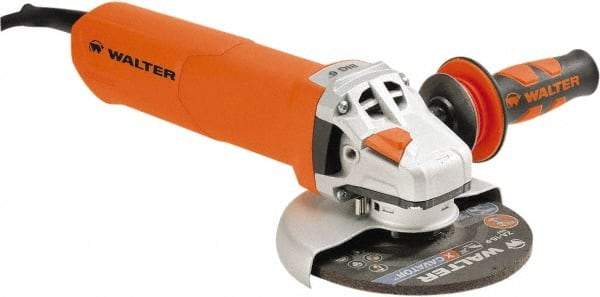 WALTER Surface Technologies - 6" Wheel Diam, 9,600 RPM, Corded Angle & Disc Grinder - 5/8-11 Spindle - Caliber Tooling