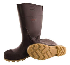 Tingley - Unisex Size 6 Medium Width Plain Knee Boot - Brown, Crepe, PVC Upper, PVC Outsole, 15" High, Pull-On - Caliber Tooling