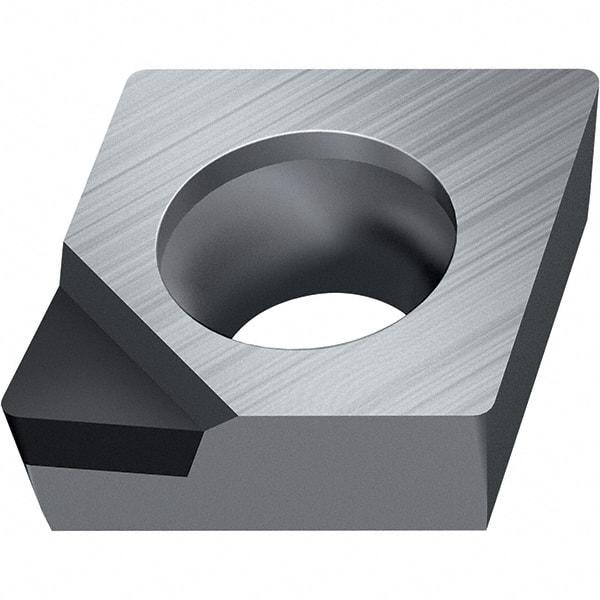 Walter - CCGT FS-1 Grade WDN10 Turning Insert - Polycrystaline Diamond Finish, 80° Rhombic, 9.53mm Inscr Circle, 3.97mm Thick, 0.8mm Corner Radius - Caliber Tooling