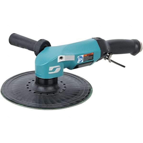 Dynabrade - 9" Max Disc, 6,500 RPM, Pneumatic Handheld Disc Sander - 115 CFM, 1/2 NPT Inlet, 2.8 hp, 90 psi - Caliber Tooling