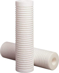 3M Purification - 2.6" OD, 5µ, Polypropylene Melt Blown-Thermal Bonded Cartridge Filter - 10" Long, Reduces High Capacity Sediments Filtration - Caliber Tooling