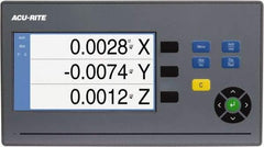 Acu-Rite - 3 Axis, 35" X-Axis Travel, 13" Y-Axis Travel, 16" Z-Axis Travel, Milling DRO System - 5µm Resolution, 5µm Accuracy, LCD Color Display - Caliber Tooling