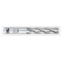 3/4 x 3/4 x 1-5/8 x 3-7/8 4 Fl HSS-CO Roughing Center Cutting End Mill -  Bright - Caliber Tooling