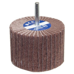 2″ × 1 1/2″ × 1/4″ Interleaf Non-Woven Flap Wheel 60 Grit Aluminum Oxide - Caliber Tooling