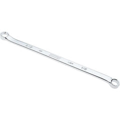 Proto - 1/2" x 9/16" 12 Point Box Wrench - Double End, 53/64" Head Diam x 3/8" Head Thickness, 11-35/64" OAL, Steel, Polished Finish, 15° Offset - Caliber Tooling