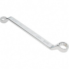 Proto - 3/4" x 7/8" 12 Point Box Wrench - Double End, 1-1/16" Head Diam x 1-1/4" Head Thickness, 11-1/2" OAL, Steel, Polished Finish, 15° Offset - Caliber Tooling